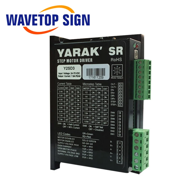 2-фазный Драйвер шагового двигателя Yueming Y2SD1R5 Y2SD2 Y2SD3 Y3SD3 Y2S3060-M Входное напряжение