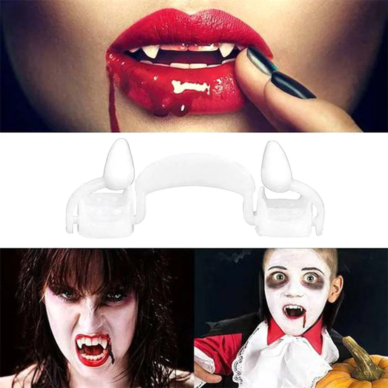 Зубы вампира протезы икла классический реквизит для косплея на Хэллоуин