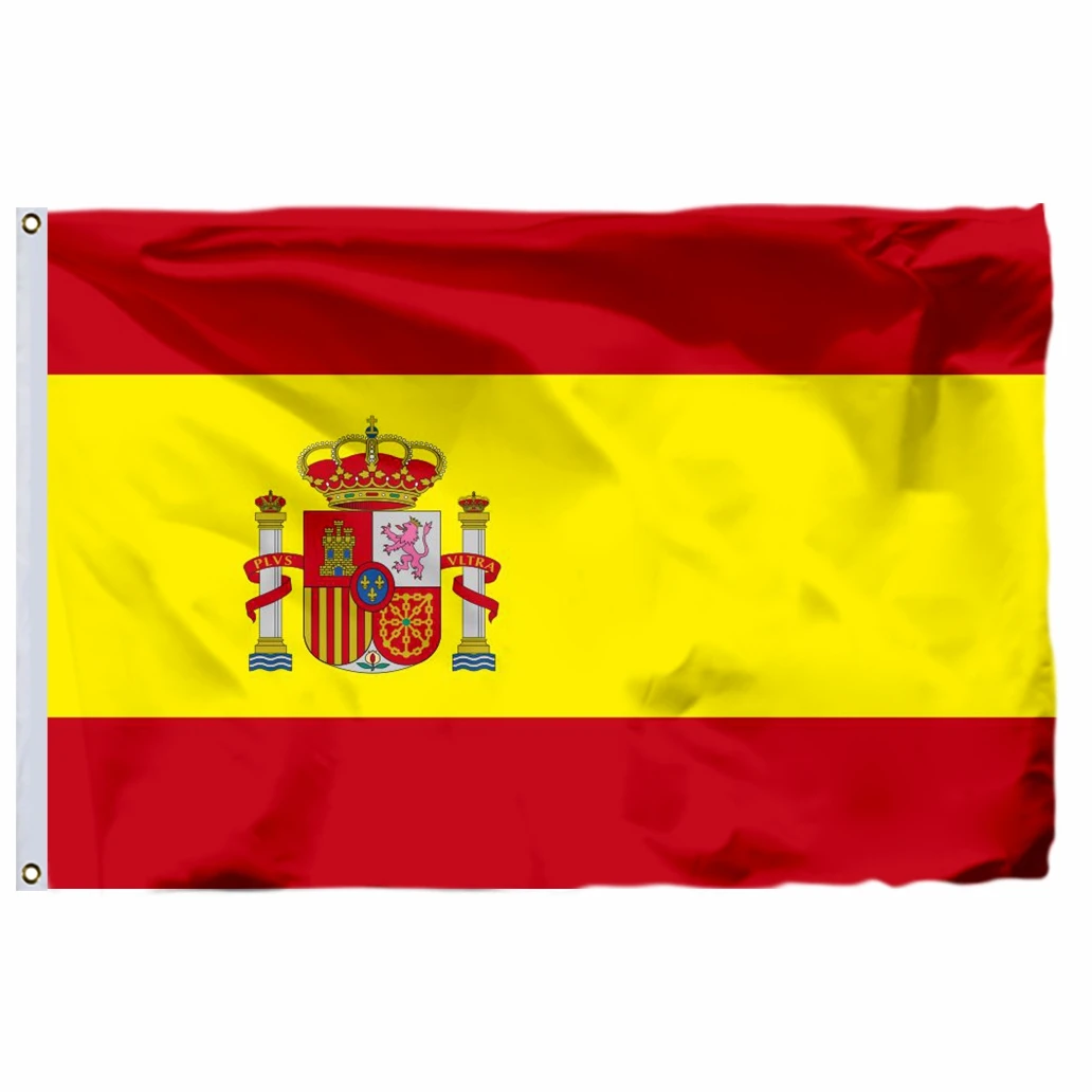 

Spain Spanish Flag 120 x 180 cm 100D Polyester Flags 60x90cm 21x14cm Banner National Flag Country Banner For Home Decoration