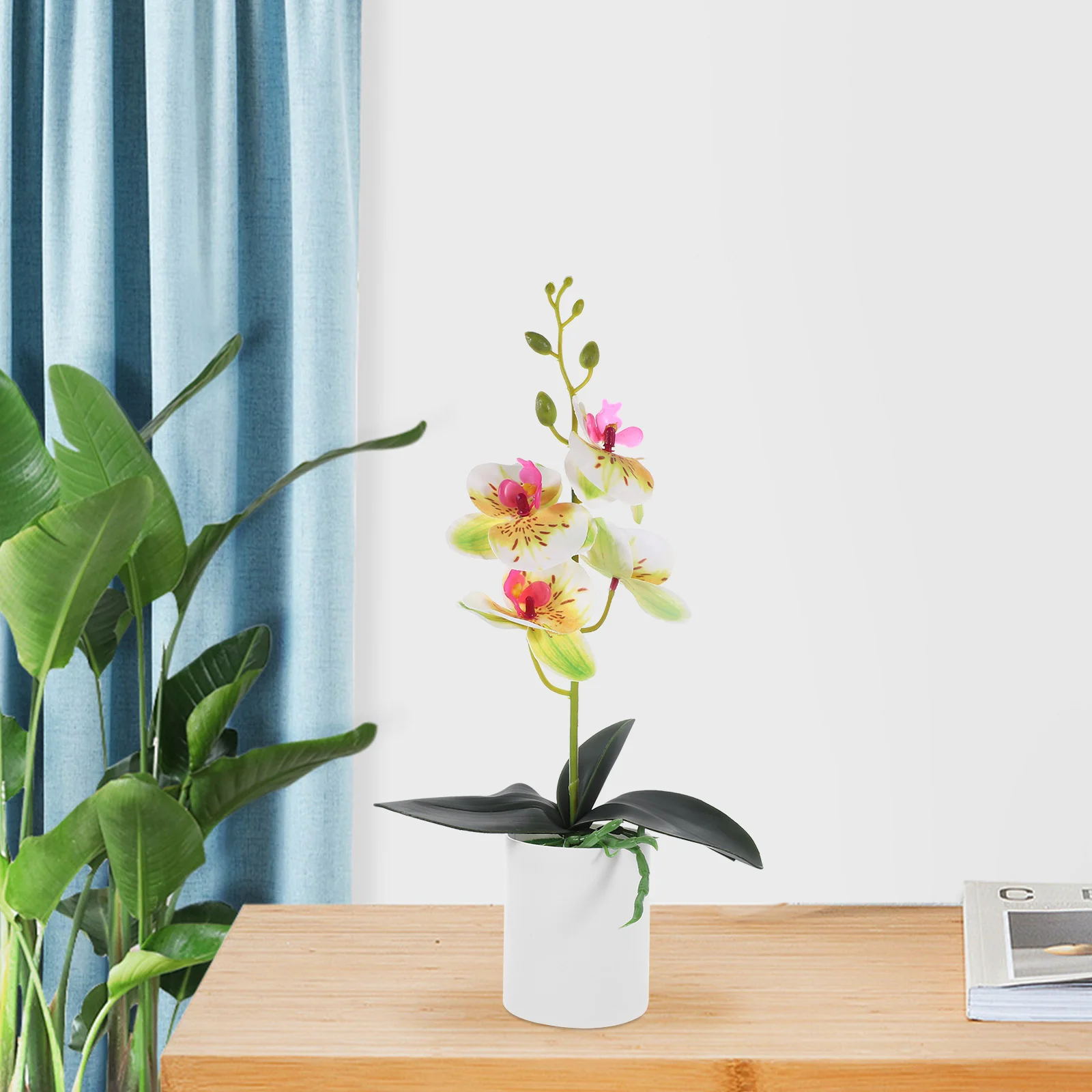 Садовые настольные украшения 5 шт. искусственные растения в горшках