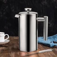 stainless steel coffee maker french press espresso coffee pots beauty health double wall insulated coffee tea maker machine