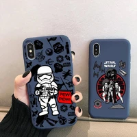 star wars hero fashion phone case for iphone 13 12 mini 11 pro xs max x xr 7 8 6 plus candy color blue soft silicone cover