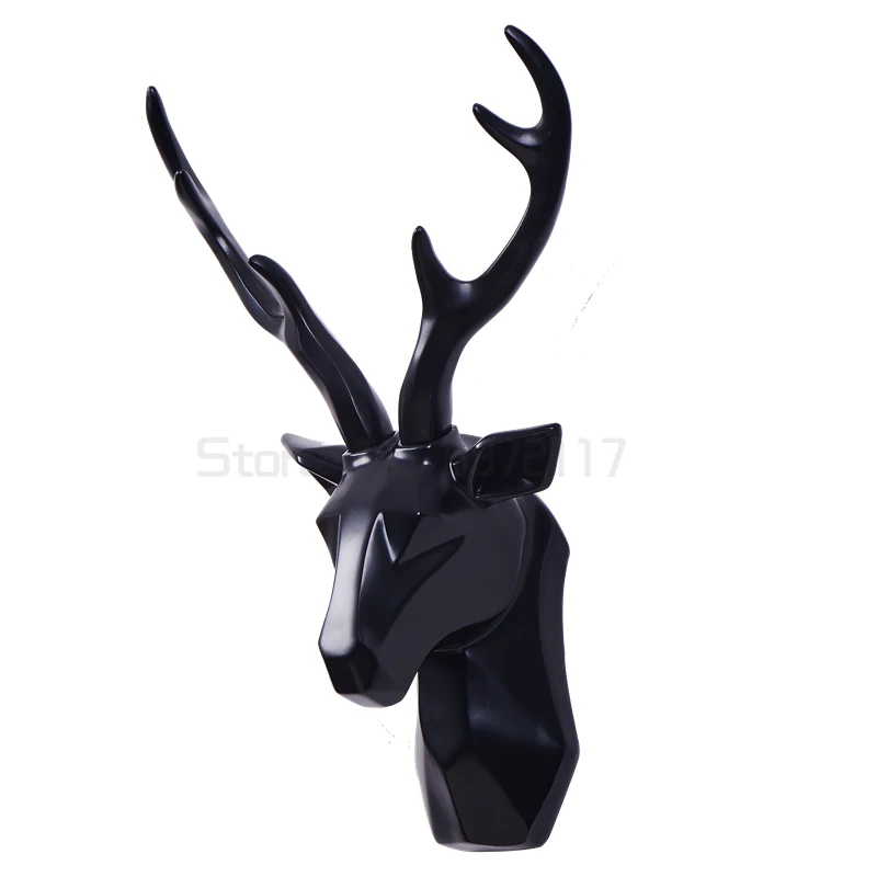 

Home Decor,Large Size,Deer Head,Statue,Wall Decoration,Sculpture,Living Room Decorative,Modern Nordic Art,Figurine Miniature