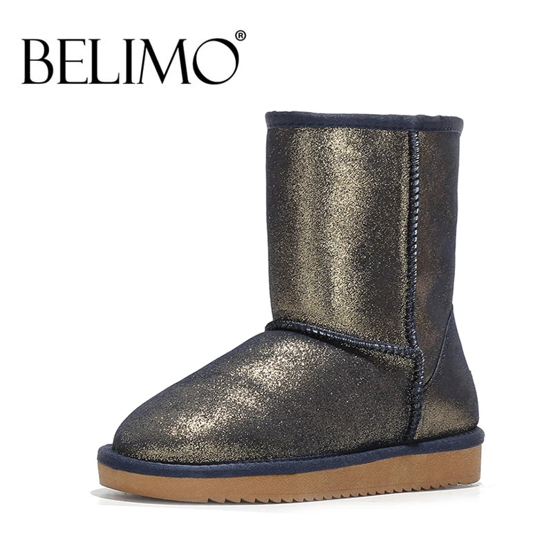 

BELIMO 2023 New Arrival Australia Classic Women Boots Women's Real Fur Genuine Leather Snow Boots Women Shoes