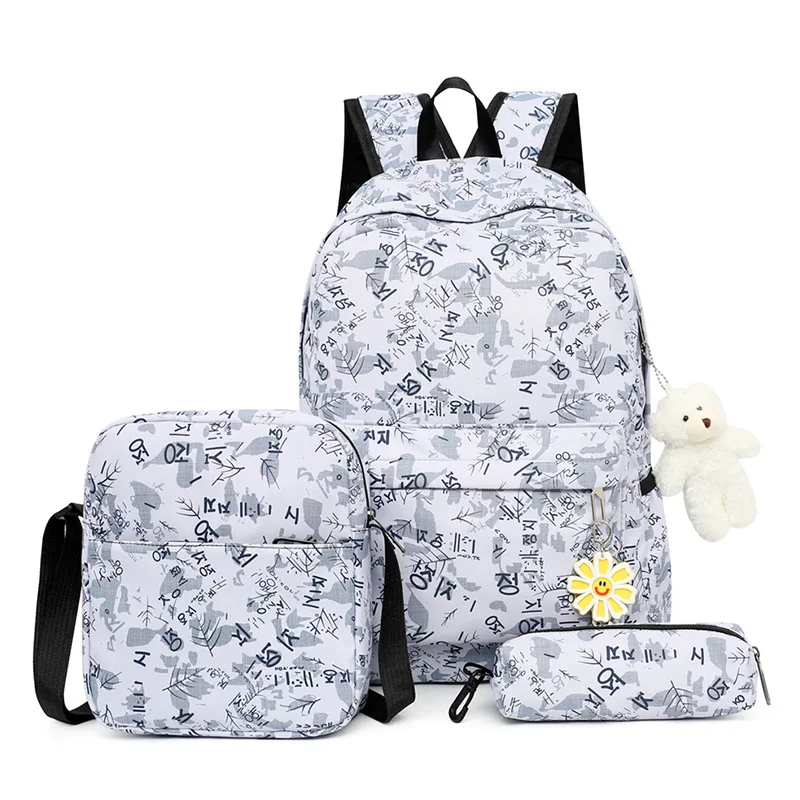 

3 pcs/set Children School Bags For Girls Kids School Backpcaks Princess Schoolbag University Backpack Mochilas Escolar Satchel