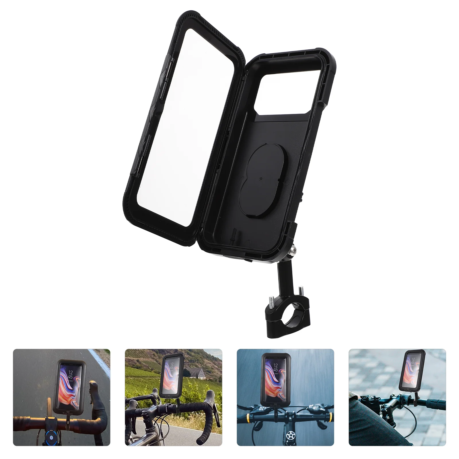 

1 Set Bike Phone Bracket Cycling Navigation Bracket MTB Navigation Rack Bike Supplies