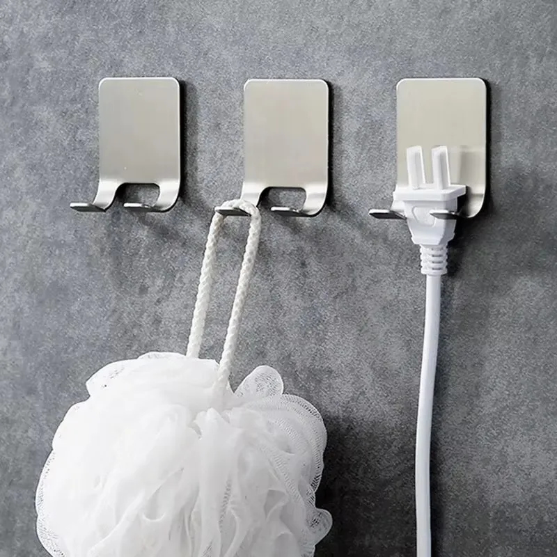 2/10 шт. настенные крючки для бритвы из нержавеющей стали