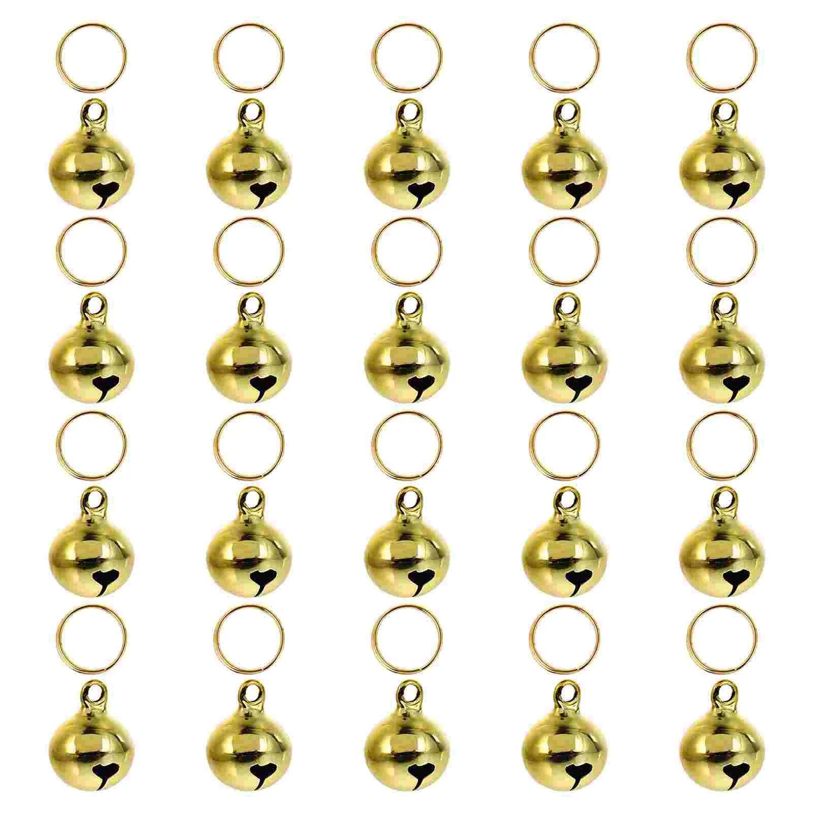 

20pcs Funny Delicate Creative Christmas Bell Crafts Bell Accessory Copper Bells