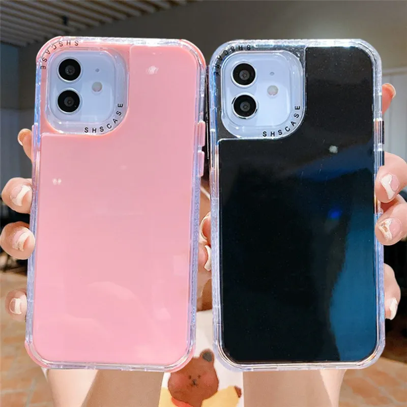 

Мягкий однотонный чехол для телефона iPhone 12 13 11 Pro Max XR XS Max X 7 8 Plus 12 13 Mini SE2020, противоударный бампер, задняя крышка