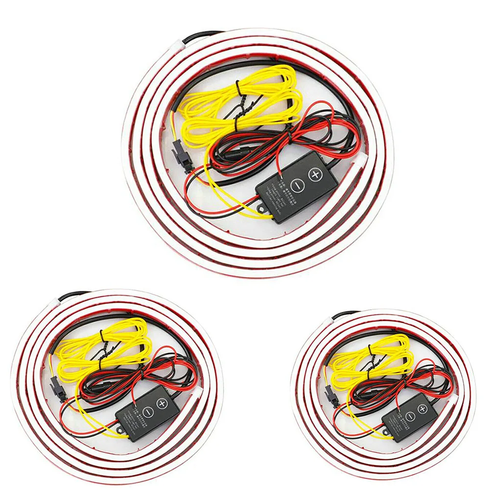 

Durable Car Start Universal Car Side Illuminate Silicon+pvc Super Bright Super Bright Even White&Yellow Car Accessories