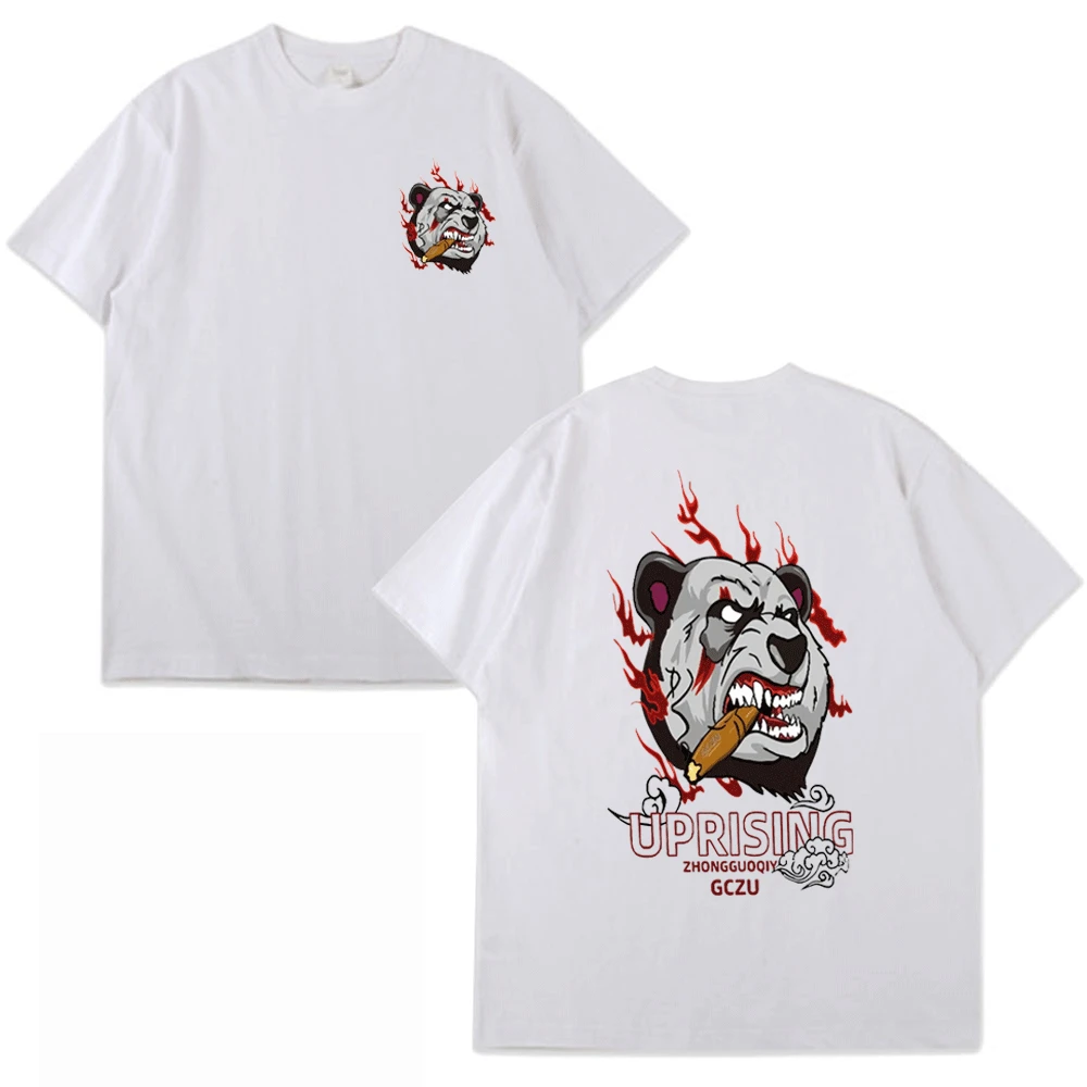 

Hot Travis Scott ASTROWORLD Men Women T Shirt TOUR Travis BEAR Print T-shirt Fashion Hip Hop Short Sleeves Tshirts Unisex Tops