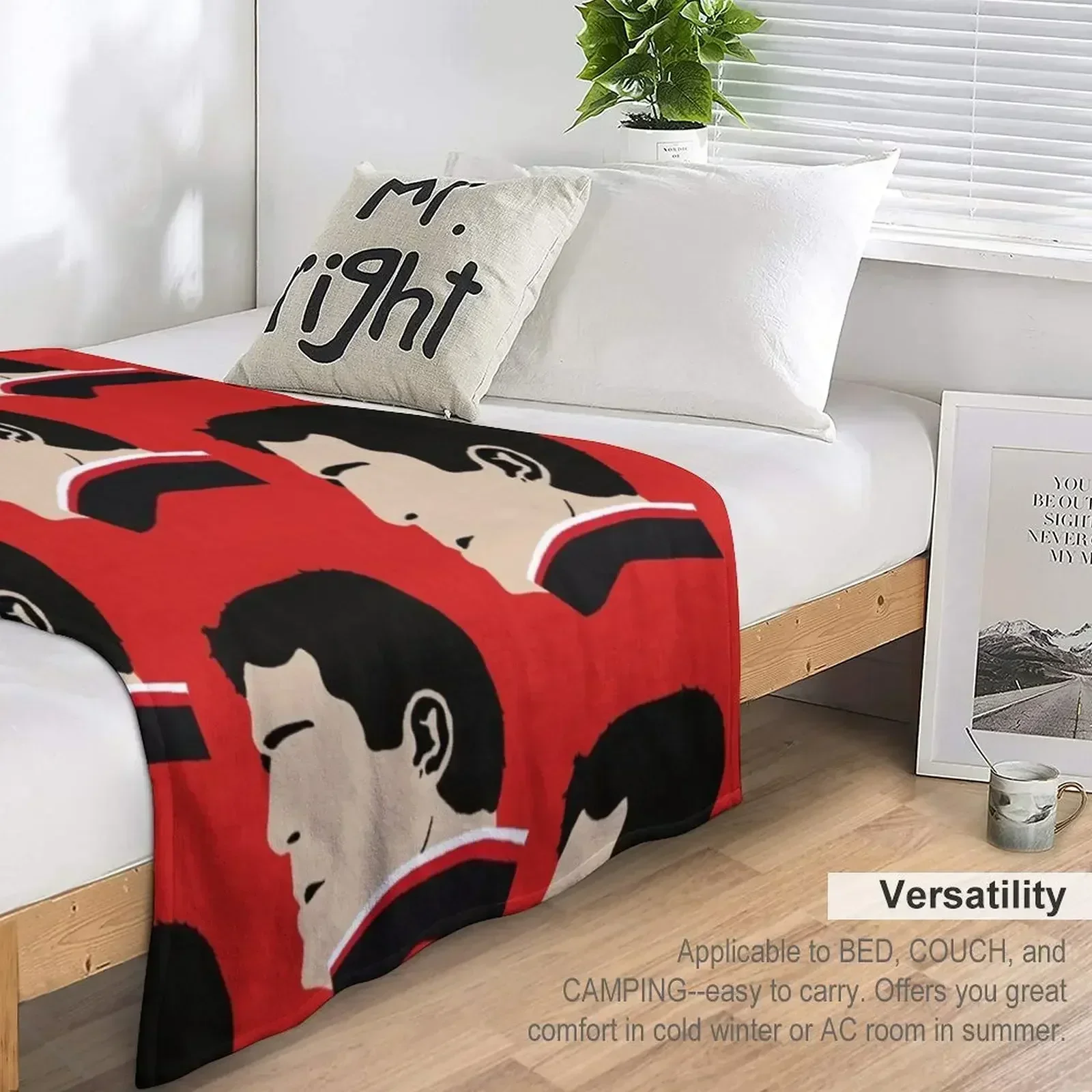 Одеяло Эрик Кантона мягкое одеяло декоративные одеяла