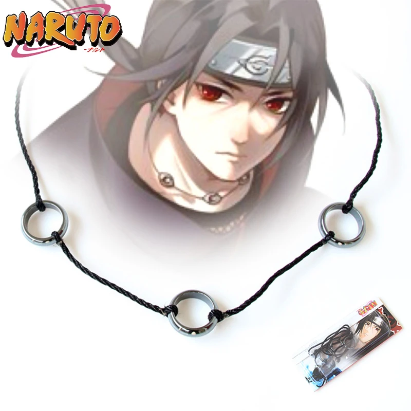 Ожерелье с кулоном Итачи Акацуки из аниме Наруто мужские аксессуары ювелирное