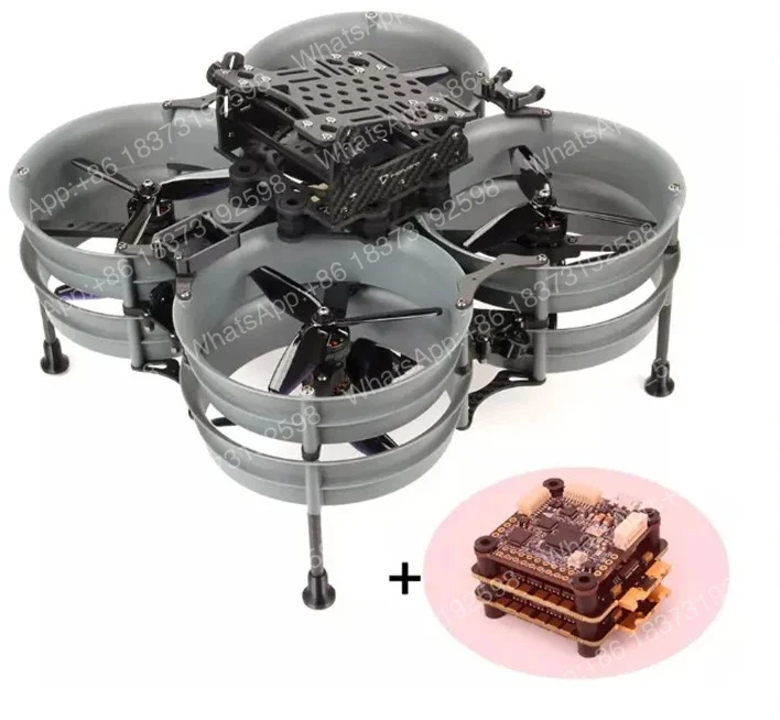Фото Рама для FPV-дрона VoidFly Holybro Kopis X8 Cinelifter 5” с канальным двигателем ARF PNP, полетный контроллер Kakute H7 FC, регулятор скорости Tekko32 F4 4в1 50A ESC, мотор F60 KV1750 5055S №2