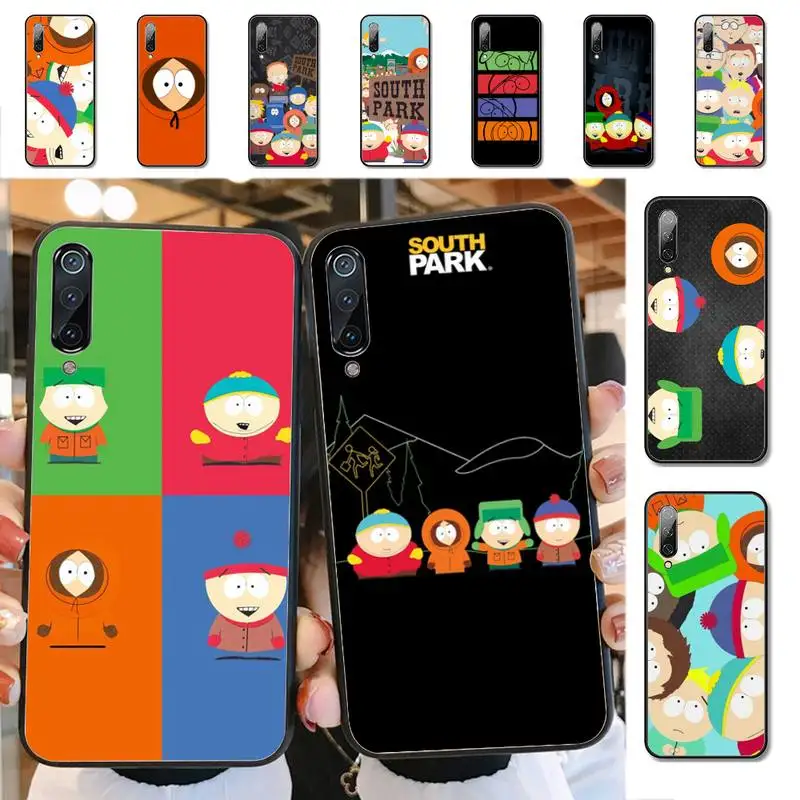 

funny-Souths-Parks-Cute Phone Case for Xiaomi mi 5 6 8 9 10 lite pro SE Mix 2s 3 F1 Max2 3 funda