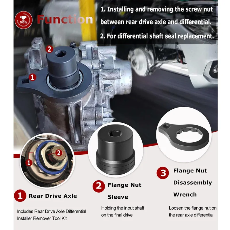 335040 Инструмент для снятия установщика дифференциала заднего привода BMW E70 E90 E91 E92