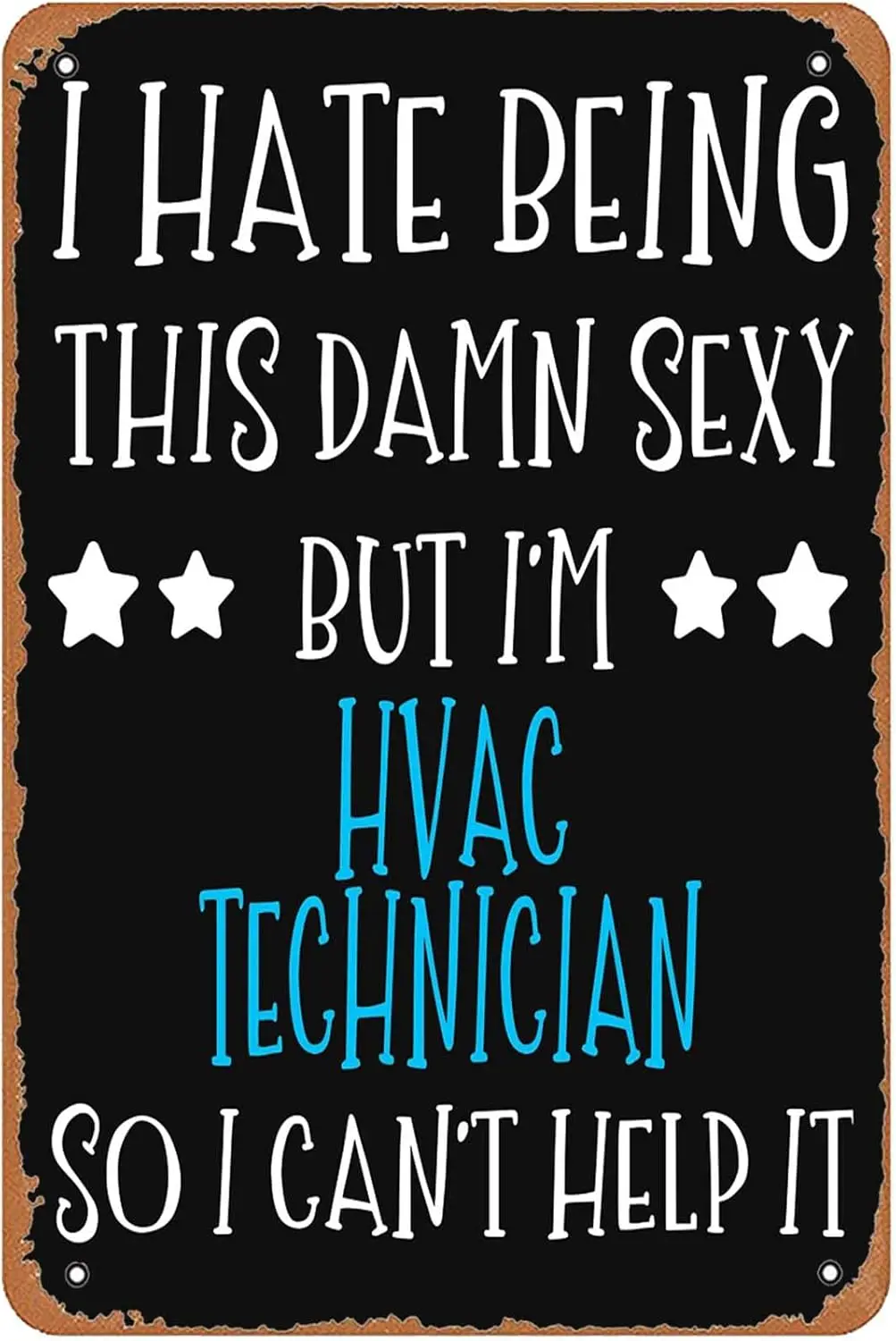 Hvc Techncn So Cn T Help t Sgn Wll Decor rt Плакат Vntge Metl для забавной комнаты Mn Cve Bthroom Grge Offce Prtment Dorm Wl