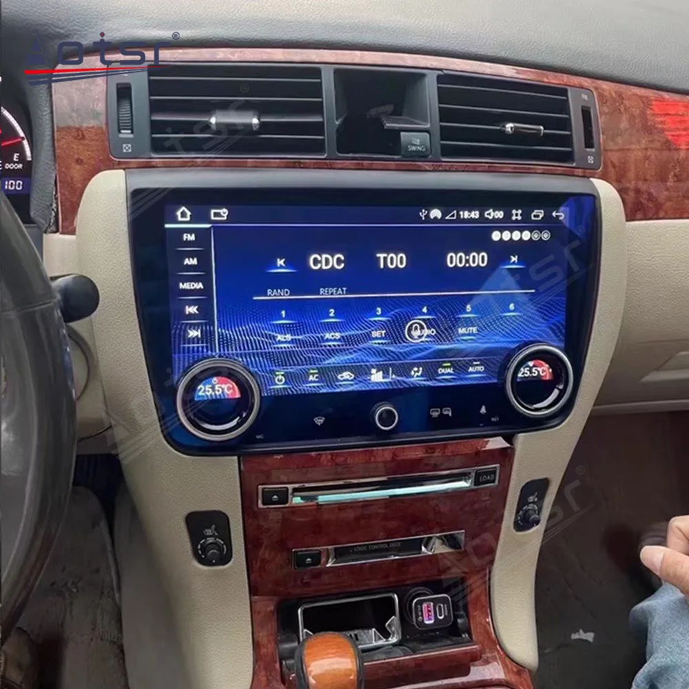 12 дюймов навигация 8-ядерный Carplay для Toyota Crown 2007-2011 мультимедийный плеер Android 13 Авто