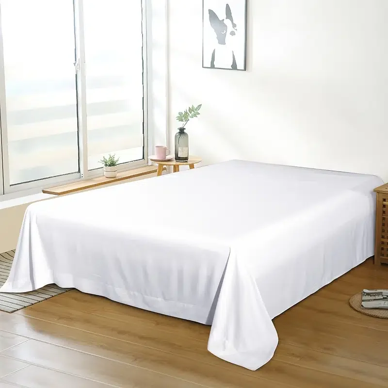 

HMTX 1pc Flat Sheet, Soft And Cozy Microfiber Bedding