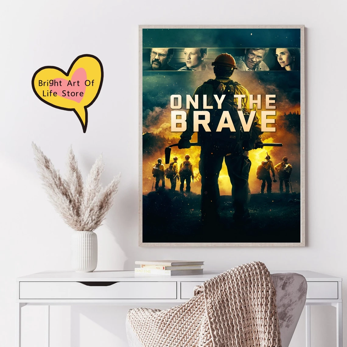 Классический постер из фильма «только храбрость» (2017), фотопечать на холсте, настенное искусство, домашний декор (без рамки)
