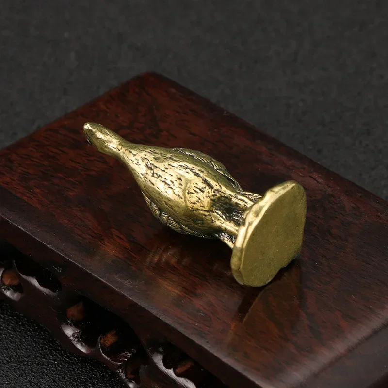 Латунные Ретро фигурки павлина чайный питомец бронзовые поделки автомобиль