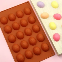 20 holes walnuts nut shape cake chocolate molds pudding mold silicone pan for pastry household diy kitchen baking tool wholesale