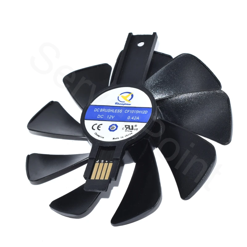 Бесплатная доставка, CF1015H12D CF1010U12S, постоянный ток 12 В, 580 а/570 А, вентилятор для видеокарты RX 480/470/, Новинка