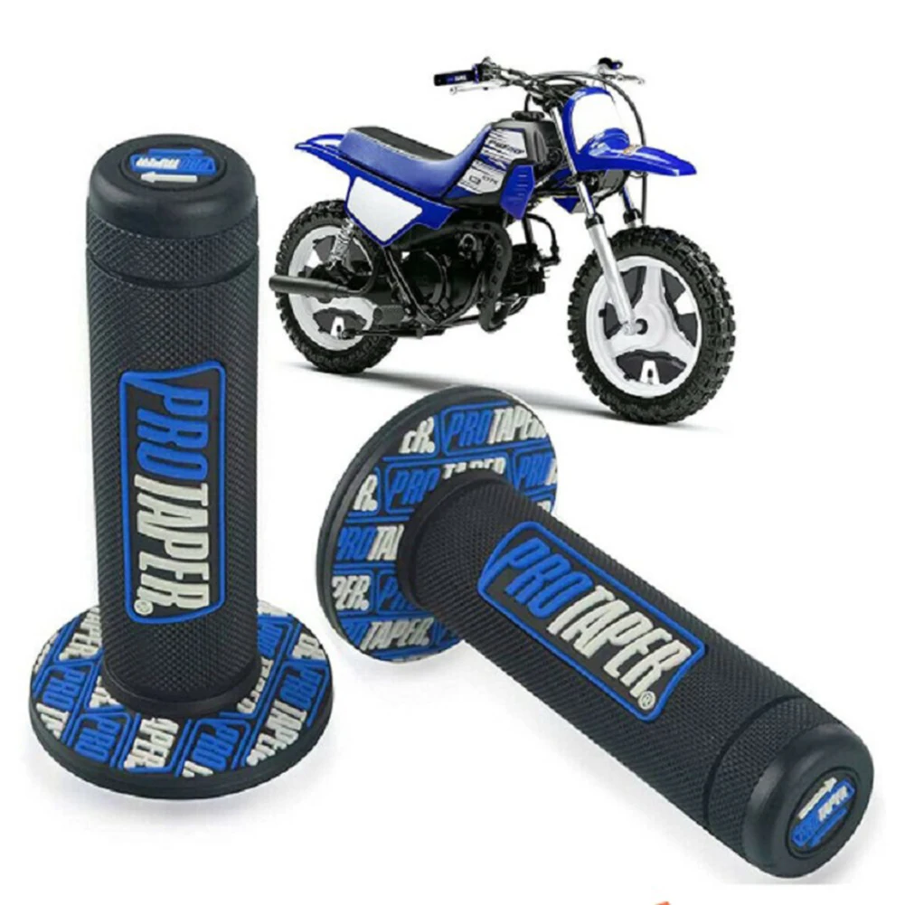 

2 Pcs Motorcycle Handlebar Grips Motocross Rubber Anti-slip Hand Grip Motorcycle Accessories For Dirt Bike OffRoad ATV 7/8 Inch