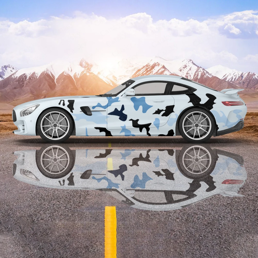 

Camo Design Pattern Packaging Design Art Universal Suitable for Car Wrapping Car DIY Cool Sticker Side Car Wrapping Vehicle