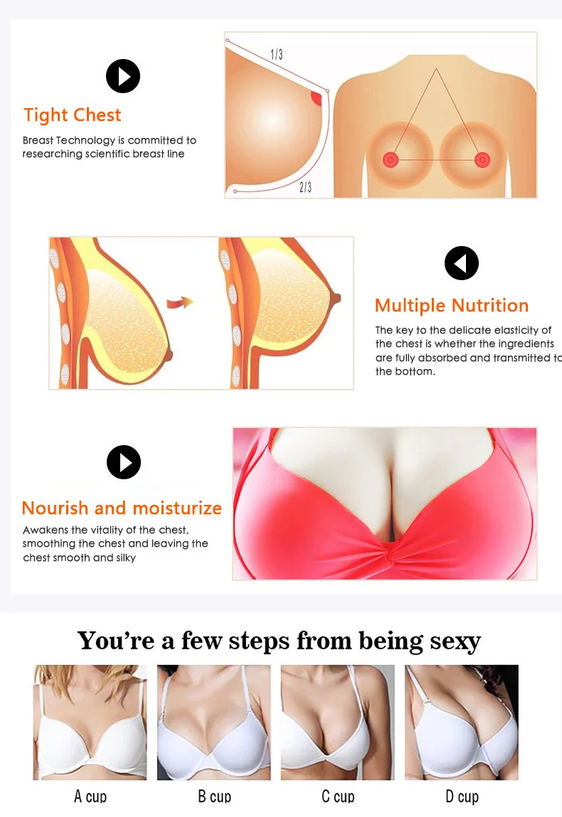 Крем для увеличения груди подтягивающий сексуальные большие отбеливающий