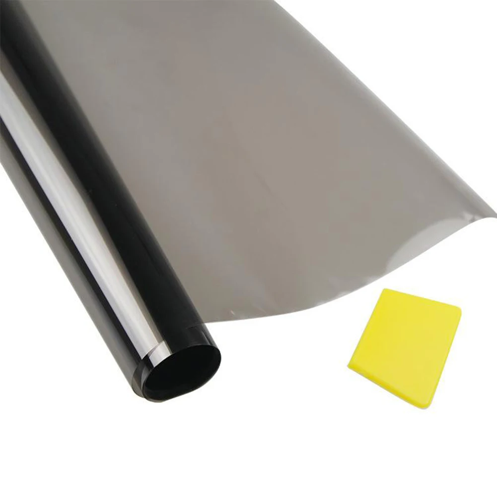 

Sun Shade Film Tinting Tools Kit Car Home Tint Film Sunshade Film Free Scraper 300X50CM Black Durable High Quality