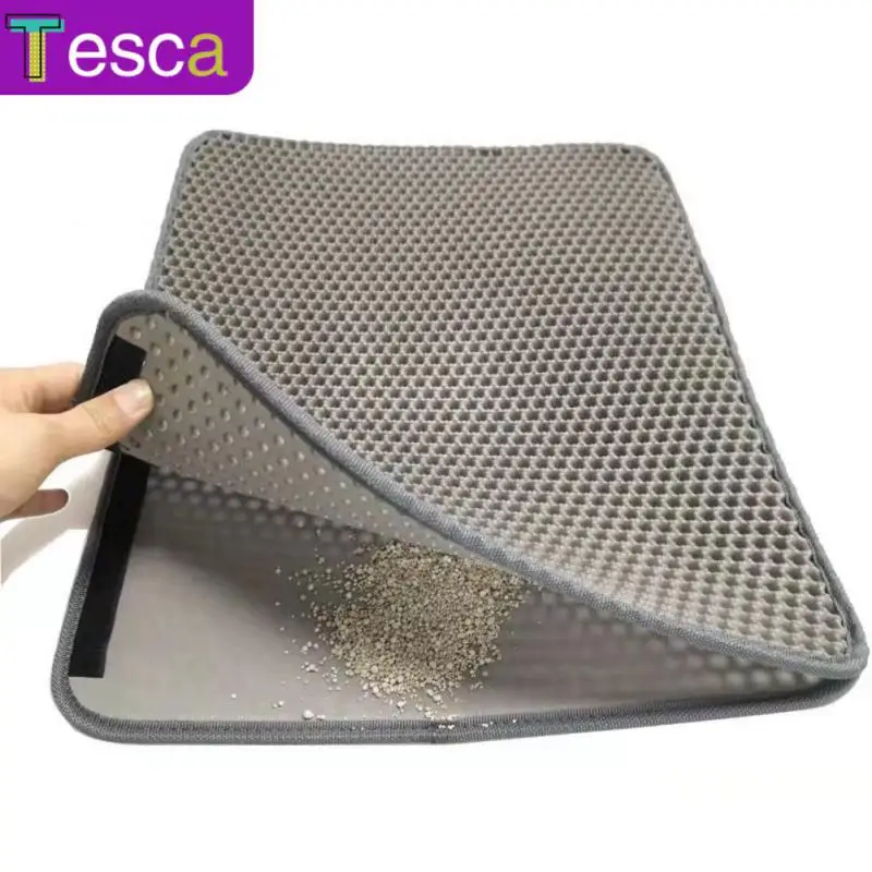 

Double Layer Pet Supplies Non-slip Sand Sand Basin Filter Waterproof Non-slip Waterproof Floor Mat Pet Clean Supplies Washable