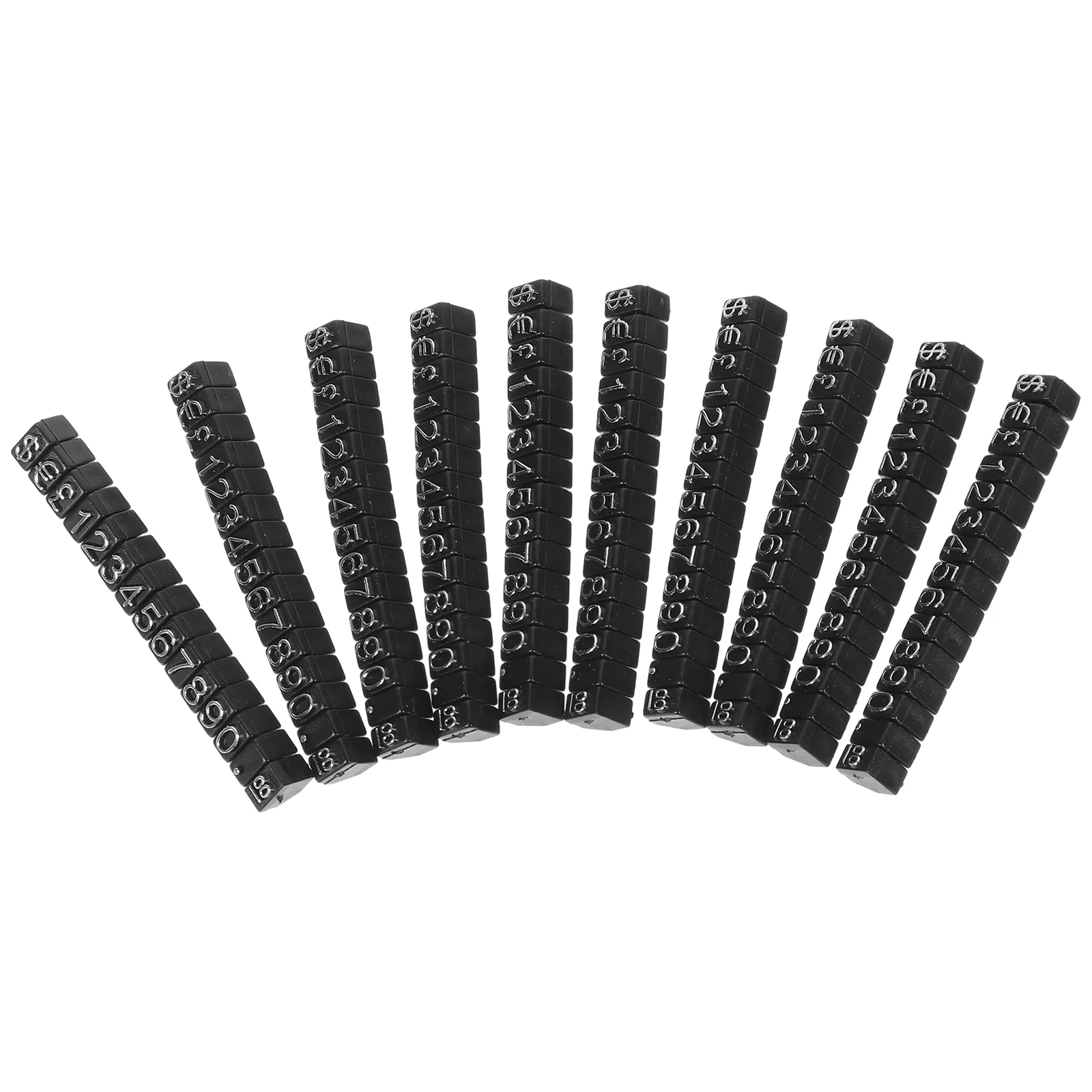 10 наборов ценников регулируемая вывеска с основанием для стандартных ценовых