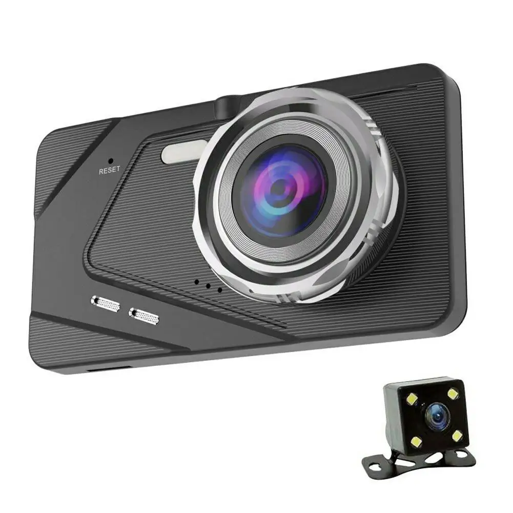 

170° 1080P Car Dash Cam Camera Driving Video Recorder Front Rear HD Touch Screen Parking Monitor + Night Vision Rear View Camera