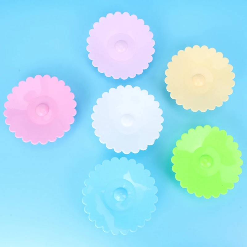 

Круглая крышка для кружки LJL с алмазным покрытием пищевого класса (набор из 6 шт.) герметичные силиконовые крышки для кружек для напитков