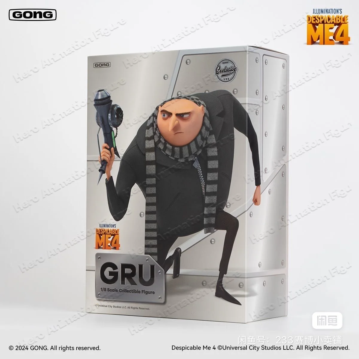 Фото В наличии: Коллекционная фигурка GONG Despicable Me Gru 1/8 Commoner, лимитированная серия, подарок для коллекционеров