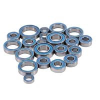21pcs sealed bearing kit for traxxas slash 4x4 vxl rustler stampede hq727 remo 110 rc car upgrade parts accessories