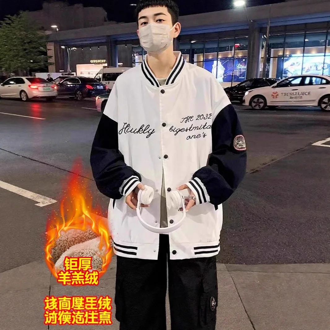 Фото Мужская куртка Ruffian Handsome в стиле High Street: трендовая модель в гонконгском, японском и корейском стиле, свободный крой №4