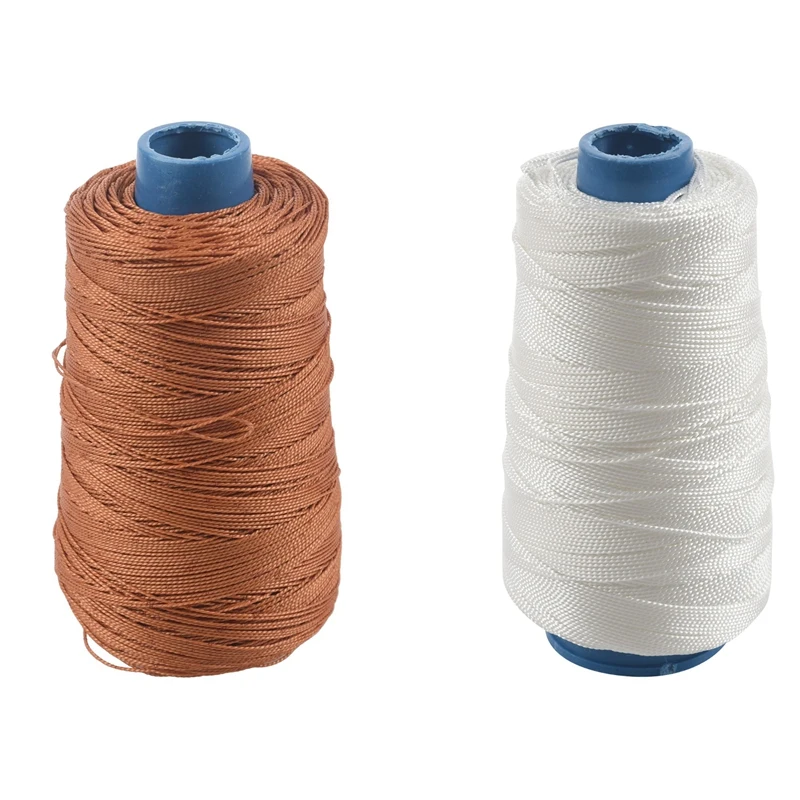 

Практичная нейлоновая витая рыболовная леска, 2x400 м, 80 фунтов, цвет коричневый и белый