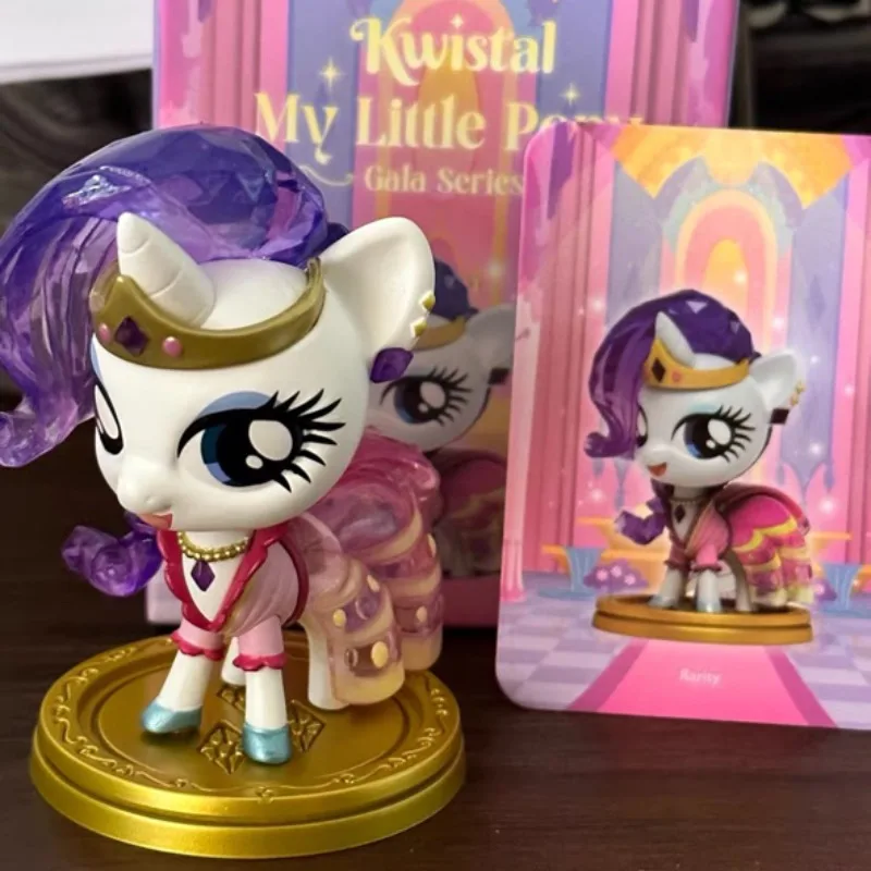 Фото Оригинальная коллекционная фигурка My Little Pony Kwistal Fwenz Series Blind Box Toy V2 V3, загадочная коробка, кавайная фигурка, коллекционная модель, подарок-сюрприз №1