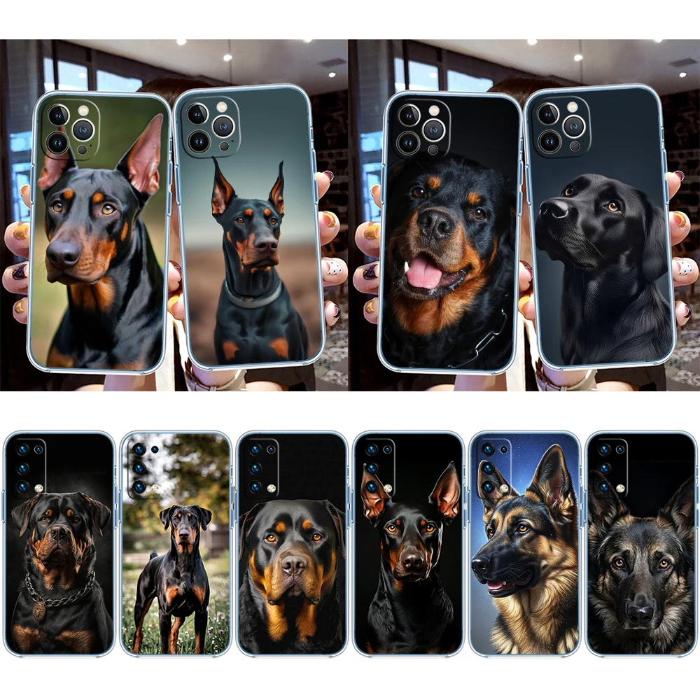 Фото Чехол для телефона FD33 Rottweiler Doberman Guard Dog для Motorola Edge 20 30 40 50 S30 Fusion Ultra Pro Neo Lite + G200 G23 №2