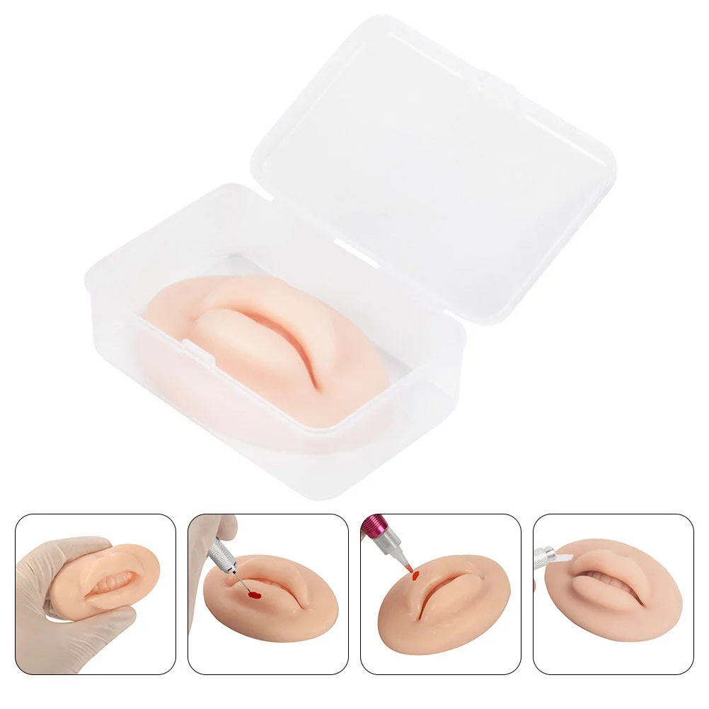 

Silicone Practice Lips 5d Model Realistic Tattoos Professional Fake Skin Elastic