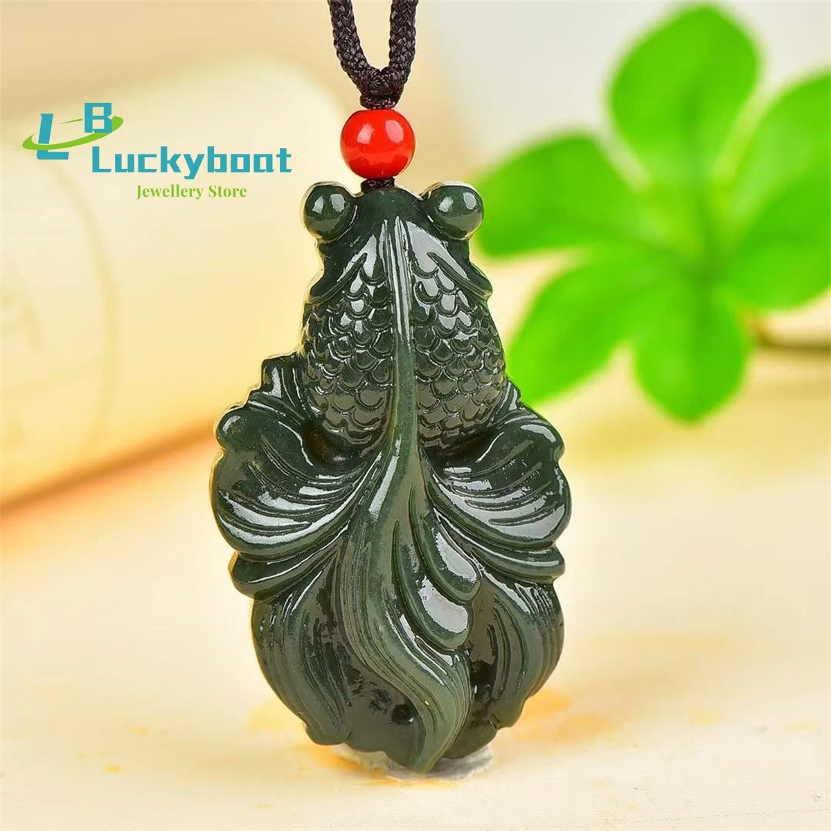 

Подвеска из натуральной золотой рыбки Hetian Qingyu с большим хвостом, простой и персонализированный изысканный модный универсальный для мужчин и женщин