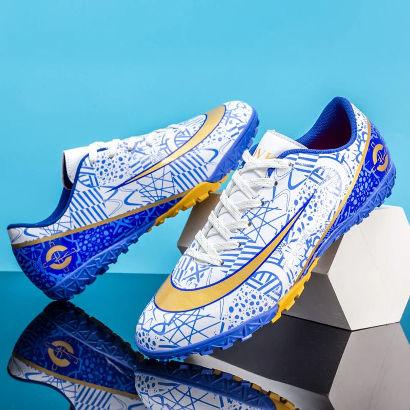 

Professional Soccer Cleats Men Football Boots Outdoor Sports Training Soccer Shoes Futsal Grass Cleats Non-Slip Waterproof Shoes