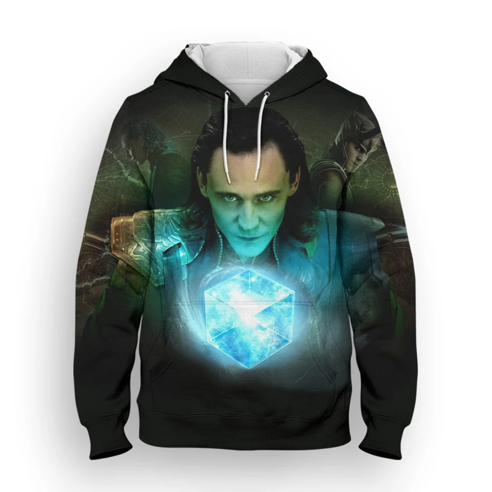 

Men's Disney Marvel Loki Laufeyson 3D Print Spring Men's Hoodie Streetwear Cool Long Sleeve Sweatshirt