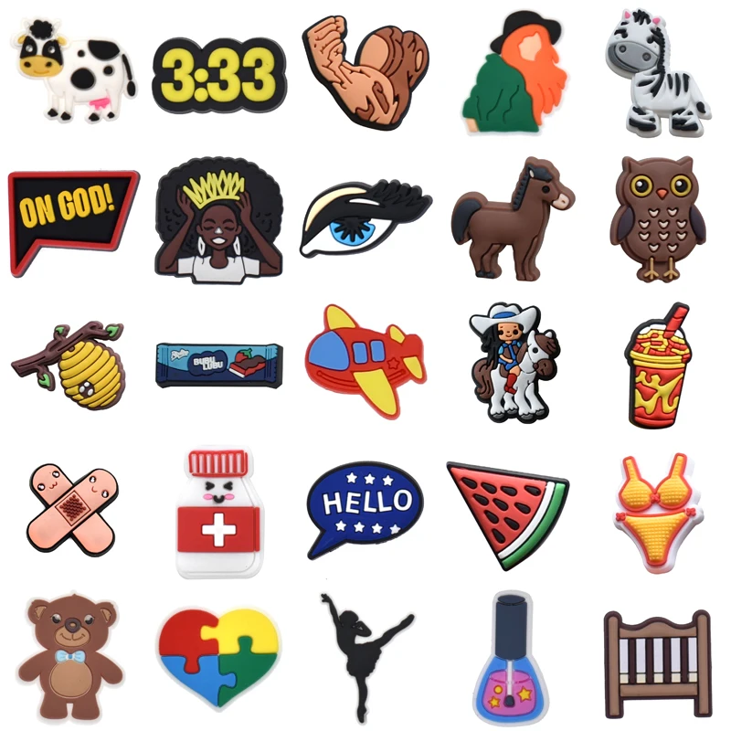 

Packs Kids Set Jeans Gifts Shoes Accessories Decorations for Crocs Men Women Charm Para Pins Girl Boy Shoe Charms Wholesale Bulk