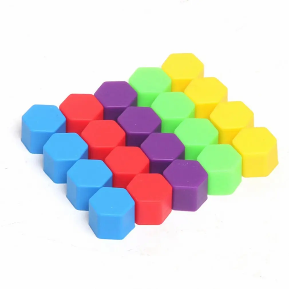 

20pcs/bag 19mm Wheel Nut Covers Car Bolt Caps Wheel Nuts Silicone Covers Practical Hub Screw Cap Protector