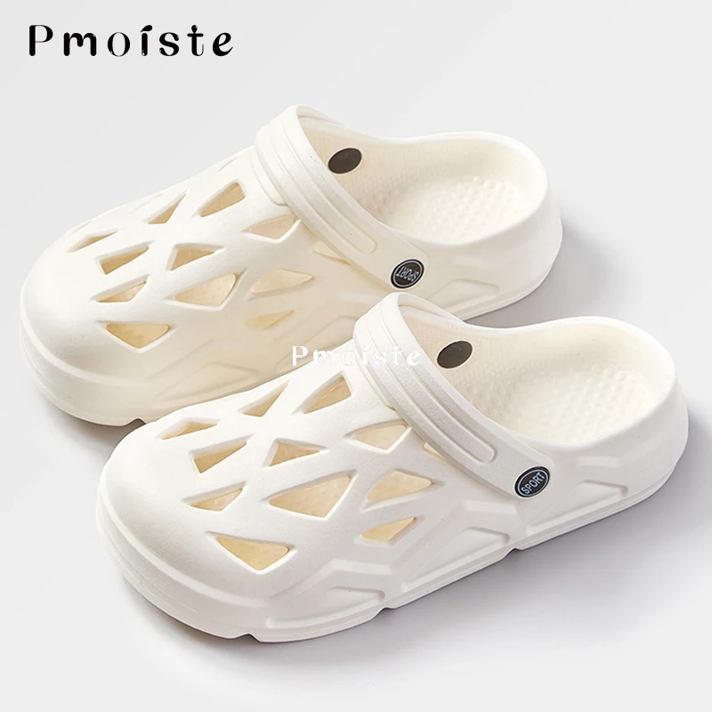 Women Garden Shoes Fashion Outdoor Slippers Breathable Lightweight EVA Slipper Solid Color Comfortable Sandals