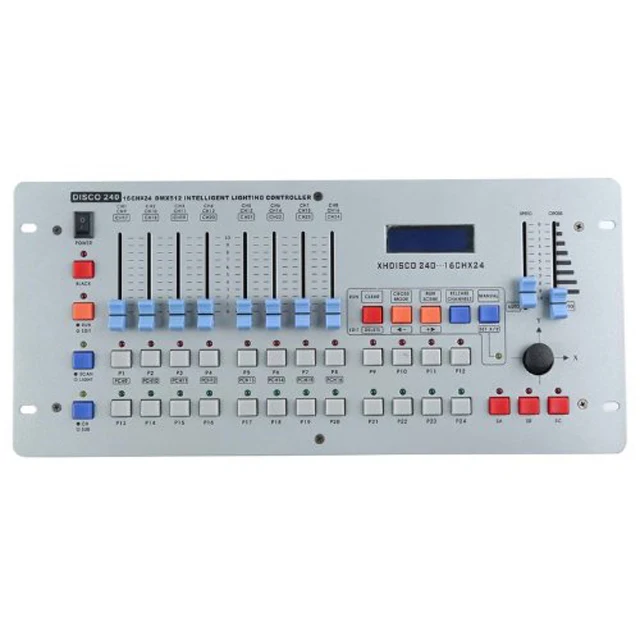 

Customized Stage 16CH Rgbw Dmx Controller DMX 512 Decoder LED DMX512 Controller 8 Channel Fader 240 for RGBW LED Strip Lights