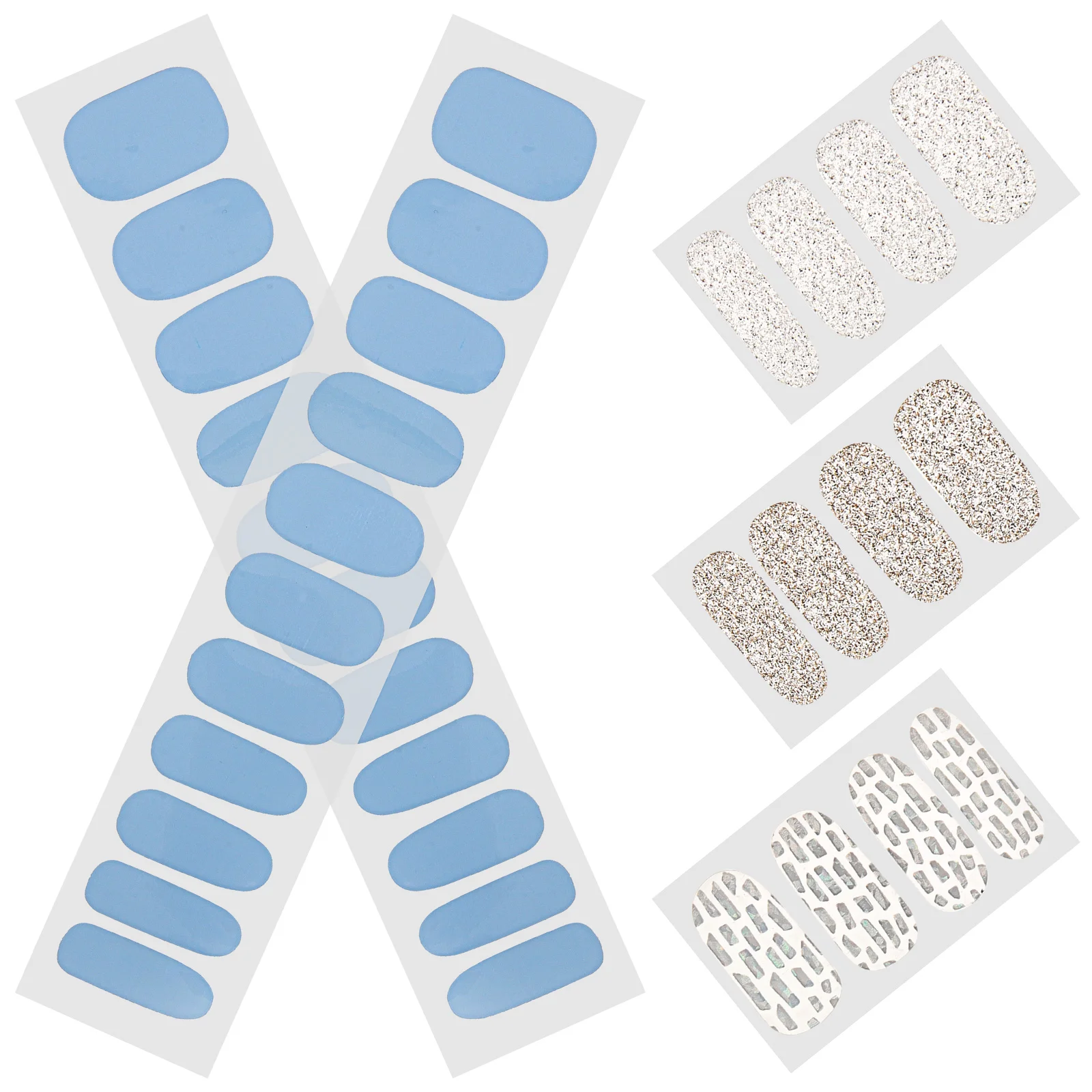 

All Inclusive Gel Nail Stickers Woman Waterproof Decals Strips Manicure Supply For nails Adhesive foil
